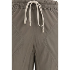 Brown Silk Flared Pants