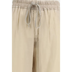 Beige Copper Casual Pants
