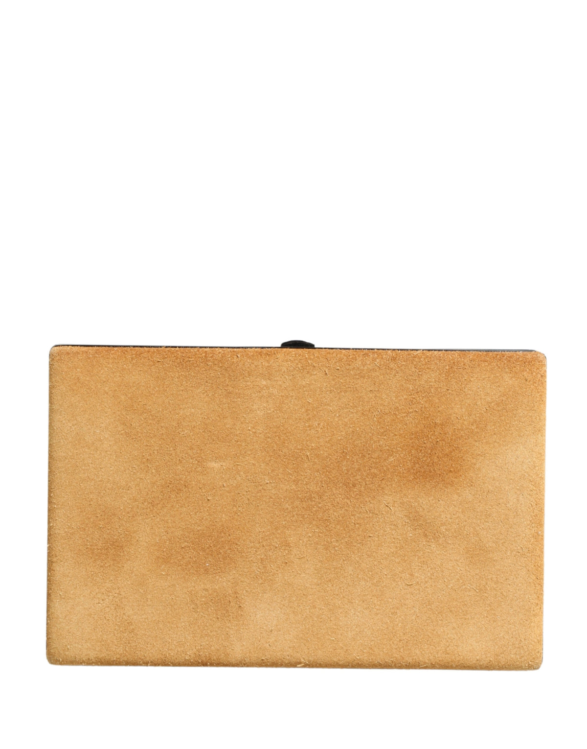 Beige Velvet Calf Leather Clutch Evening Women Purse Bag