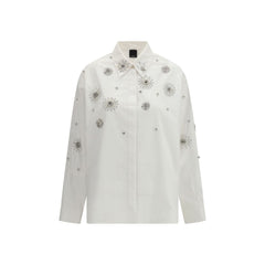White Calf Leather Bos Taurus Pattern Shirt