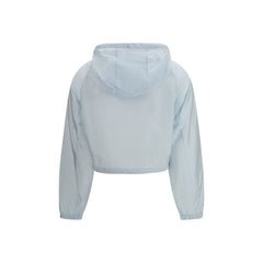 Blue Recycled Polyamide Shell Jacket