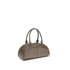 Gray Calf Leather Bos Taurus Handbag