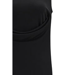 Black Viscose Cocktail Dress