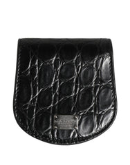 Black Exotic Skin Condom Case Holder Pocket Wallet