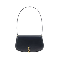 Black Calf Leather Bos Taurus Shoulder Bag