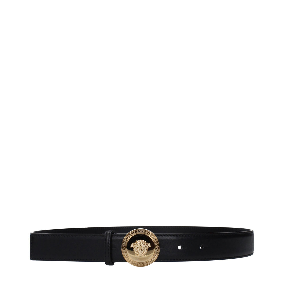 Black Leather Regular Belt