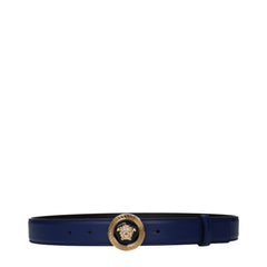 Blue Leather Regular Belt