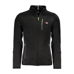 Black Polyester Men's Sweatshirt