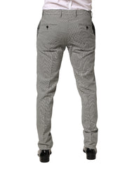 Gray Cotton Skinny Dress Formal Trouser Pants