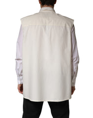 White MARTINI Cotton Men Dress Formal Shirt