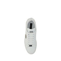 White Calf Leather Bos Taurus Low Top Sneakers