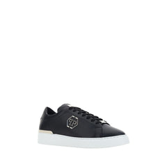 Black Calf Leather Bos Taurus Low Top Sneakers