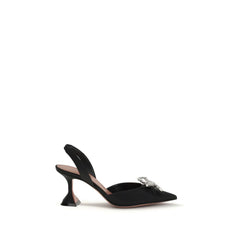 Black Silk Pumps
