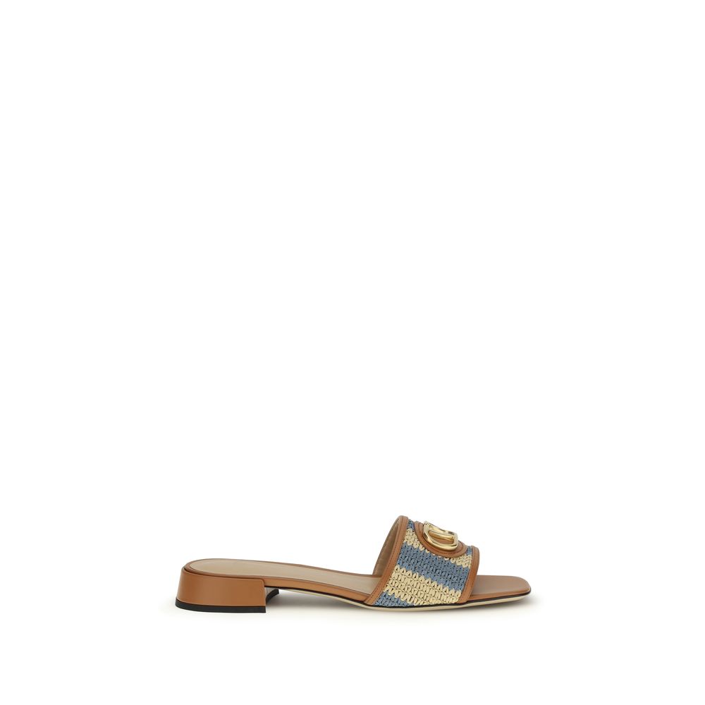 Multicolor Calf Leather Bos Taurus Sandals