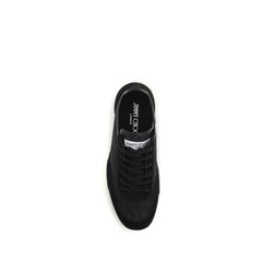 Black Calf Leather Bos Taurus Athletic Sneakers