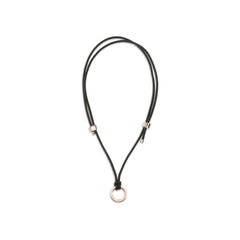 Brown Calf Leather Bos Taurus Keychain