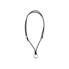 Brown Calf Leather Bos Taurus Keychain