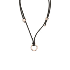 Brown Calf Leather Bos Taurus Keychain