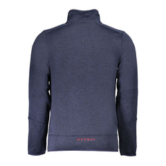 Blu Polyester Men Sweatshirt