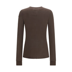 Brown Cotton Sportswear