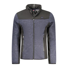 Blu Polyester Men Jacket