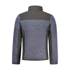 Blu Polyester Men Jacket