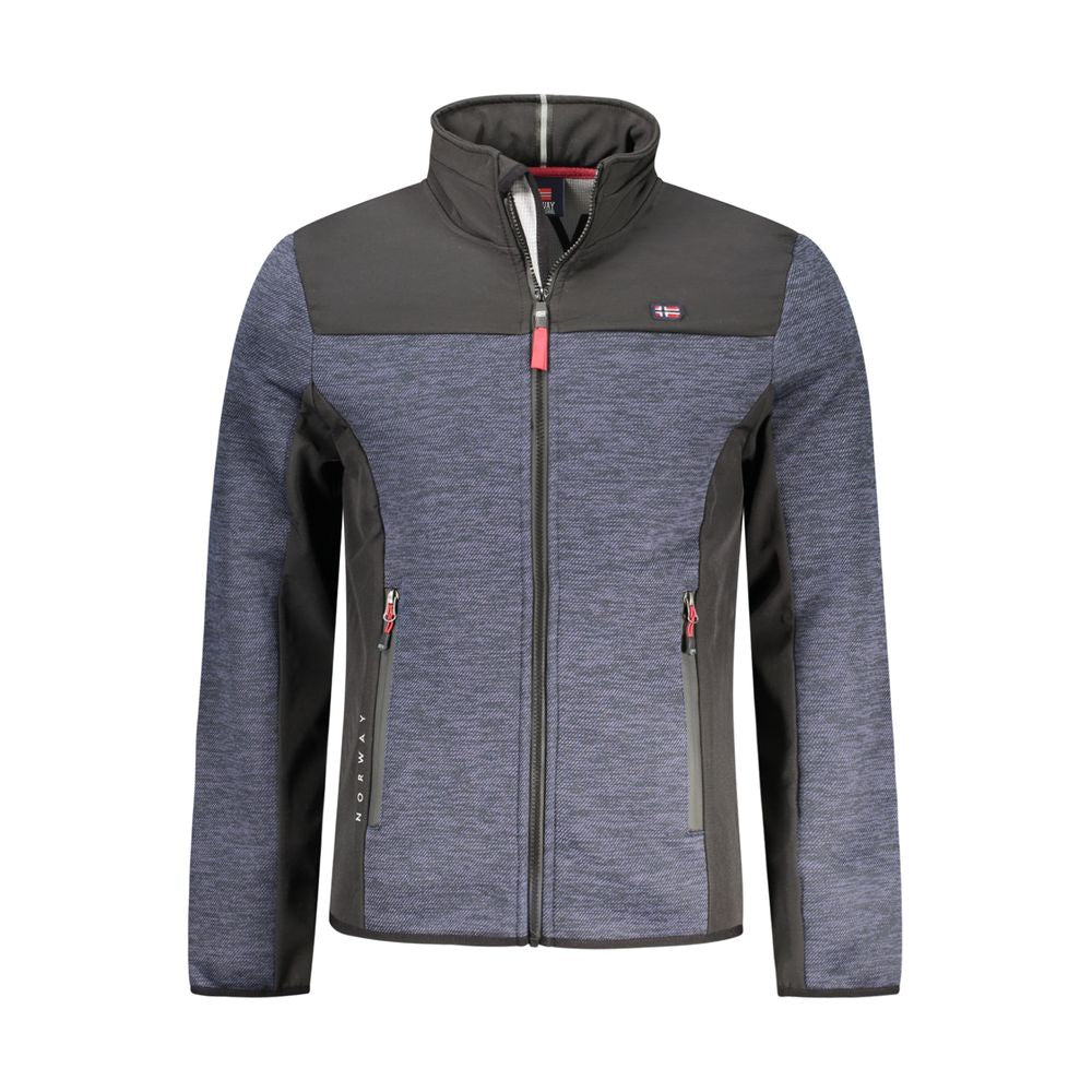 Blu Poliestere Uomo Giacca