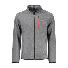 Grigio Polyester Men Sweatshirt