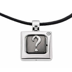 Gray Stainless Steel Necklace