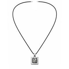Gray Stainless Steel Necklace