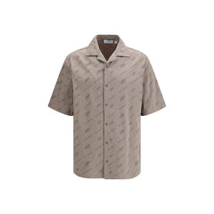 Beige Viscose Shortsleeve Shirt