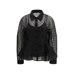 Black Recycled Polyester Pattern Shirt