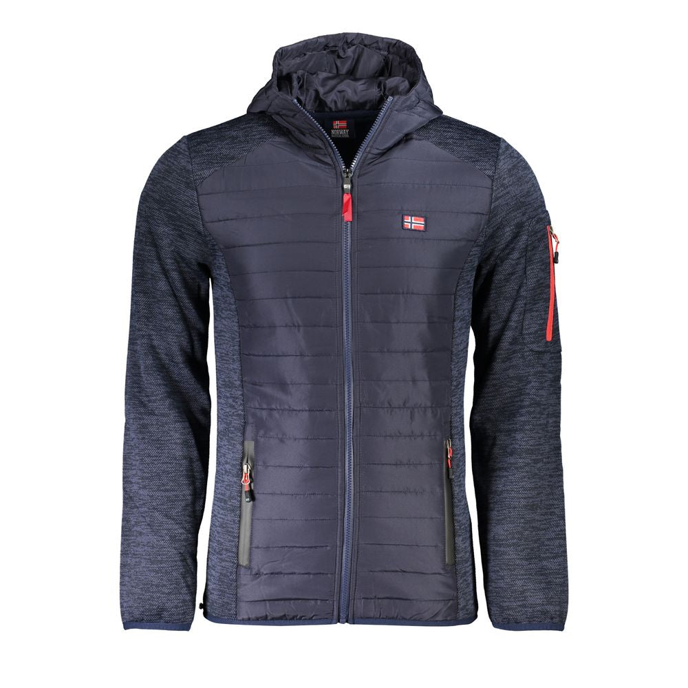 سترة رجالية من البوليستر الأزرق