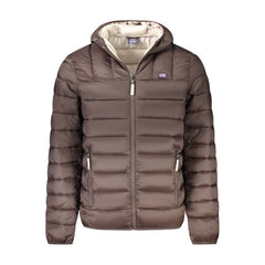 Marrone Poliammide Men's Jacket