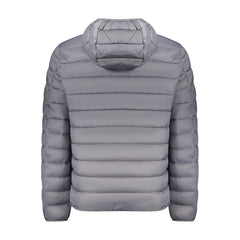 Gray Polyamide Men Jacket