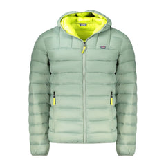 Green Polyamide Men Jacket