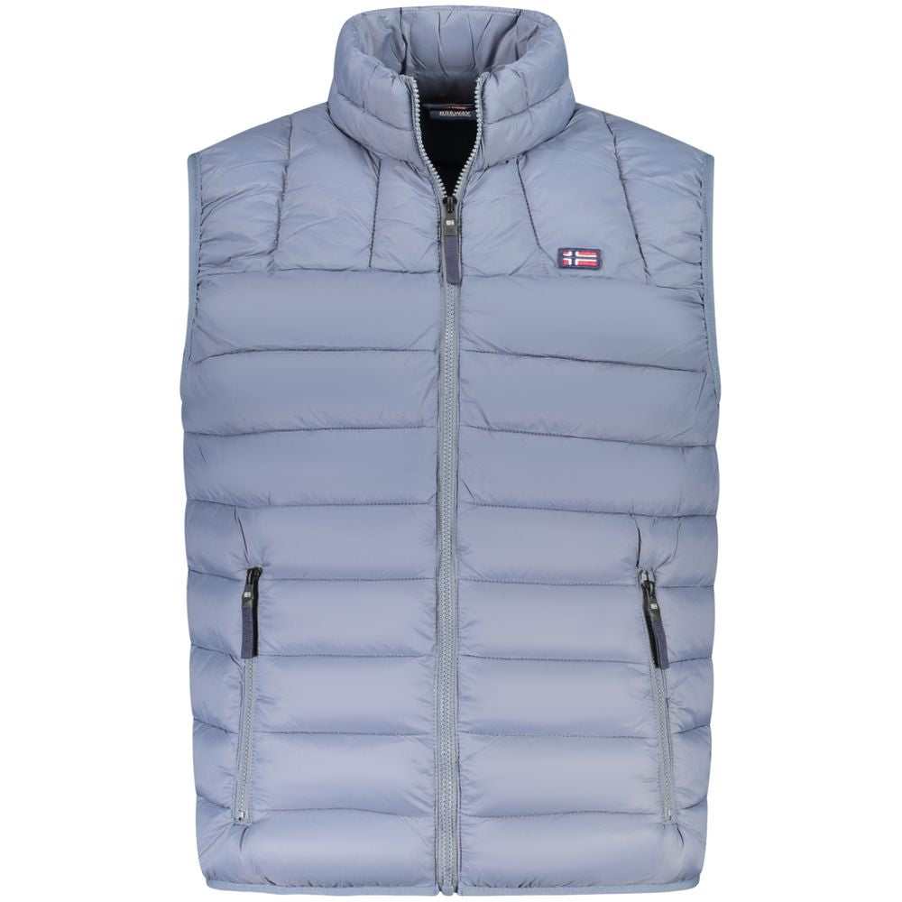 Gray Polyamide Men's Vest