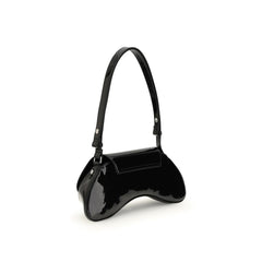 Black Polyethylene Shoulder Bag