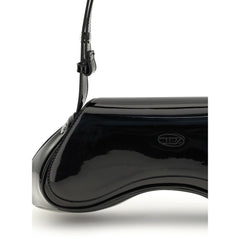 Black Polyethylene Shoulder Bag