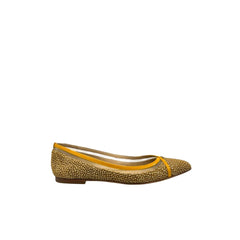 Yellow Leather Women Sandal