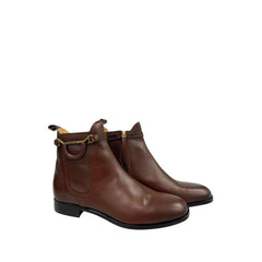 Brown Genuine Leather Women Boot