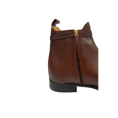 Brown Genuine Leather Women Boot