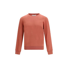 Orange Cotton Sweatshirt