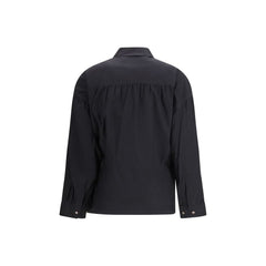 Black Cotton Dress Shirt