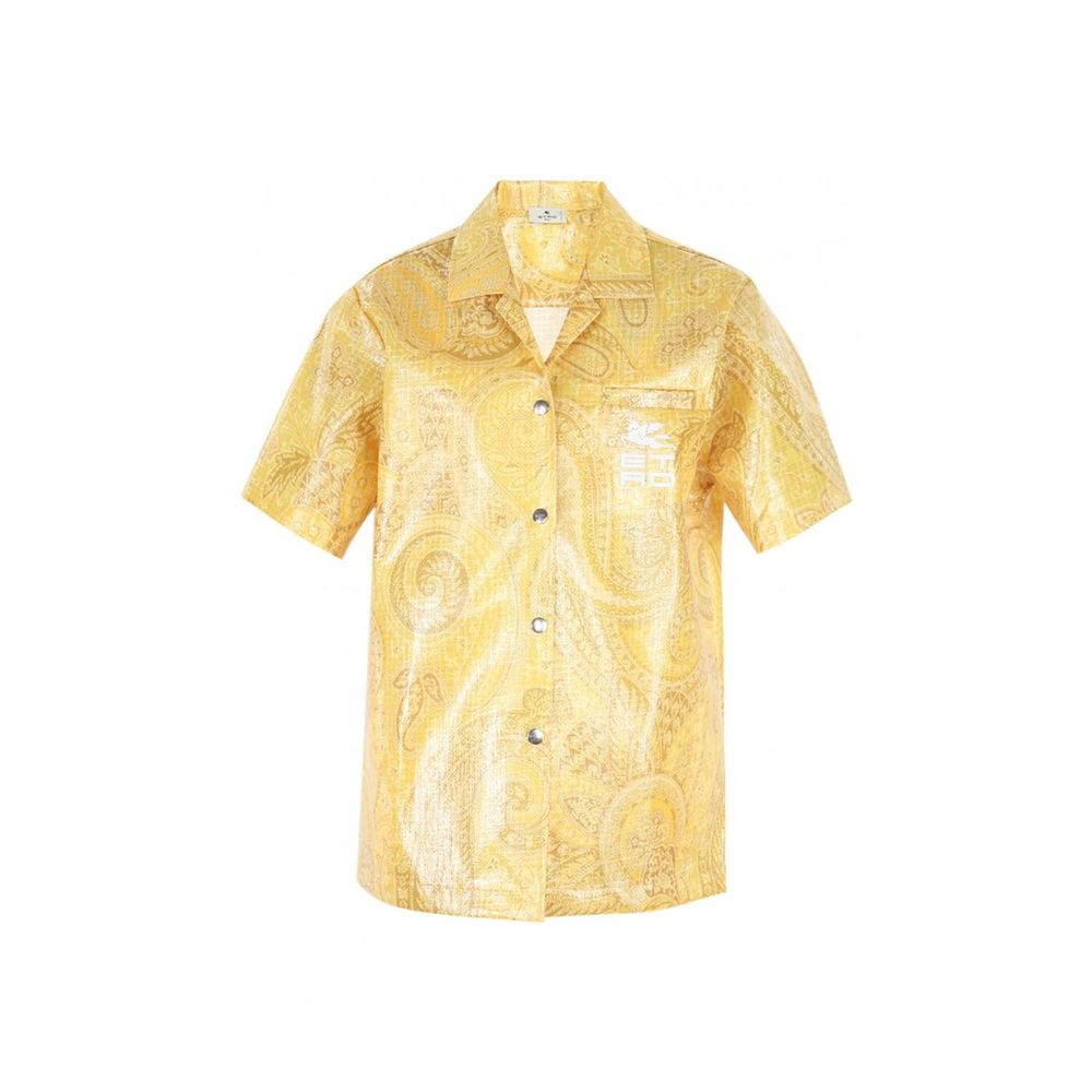Bicolor Nylon Pattern Shirt