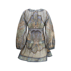 Multicolor Cotton Casual Dress