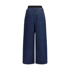 Blue Cotton Relaxed Fit Jeans