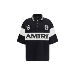 Black Cotton Polo Shirt