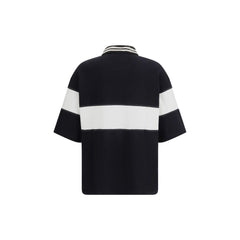 Black Cotton Polo Shirt