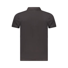 Black Cotton Men's Polo Shirt